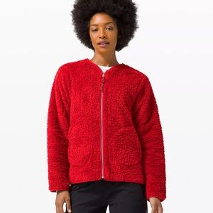 Lululemon Oh So Sherpa Full Zip Jacket